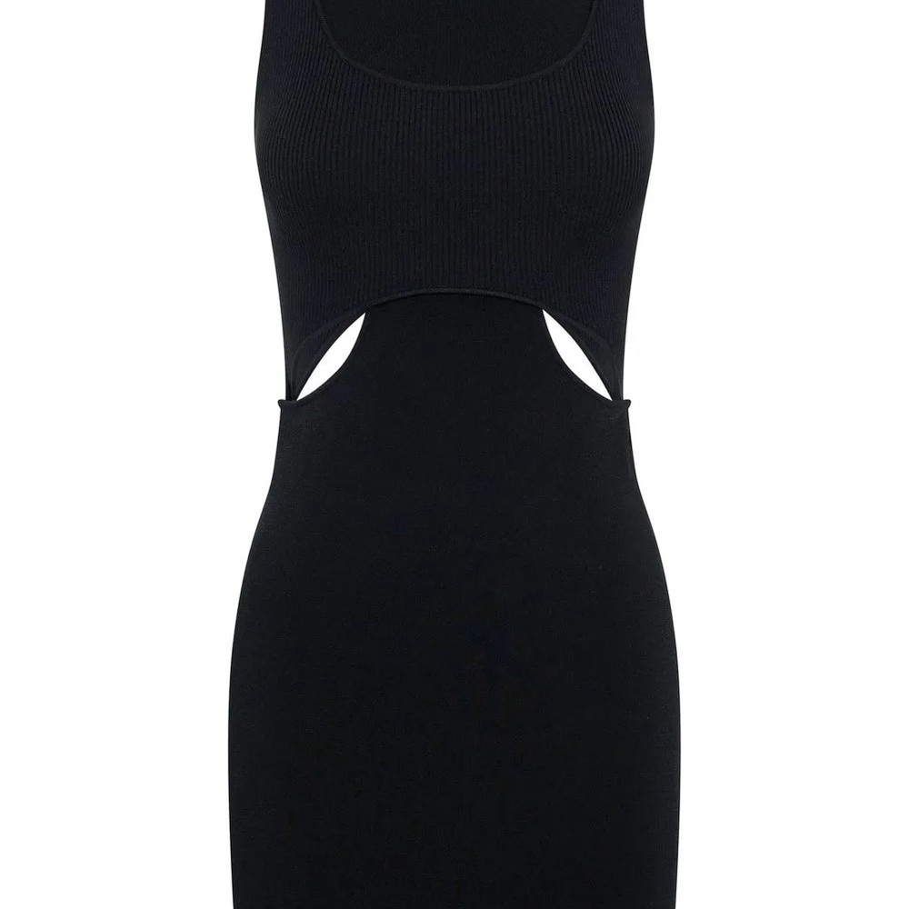 Dion Lee cut-out detail layered mini dress with